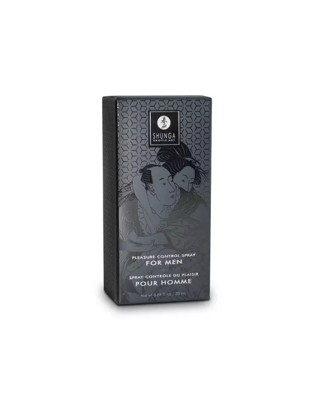 Spray contrôle du plaisir Shunga pour homme pour prolonger l'intimité-4