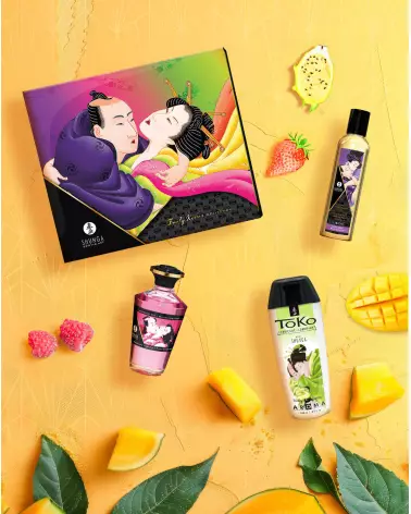 Image de la collection Baisers Fruités SHUNGA, produits intimes fruités pour moments sensuels.-6