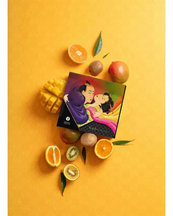 Image de la collection Baisers Fruités SHUNGA, produits intimes fruités pour moments sensuels.-9