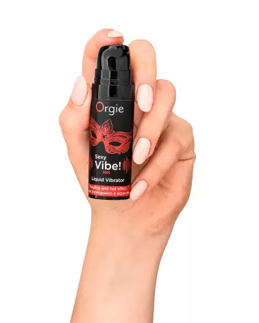 Image du gel stimulant ORGIE SEXY VIBE HOT 15ml pour homme, sensation de vibration intense-3