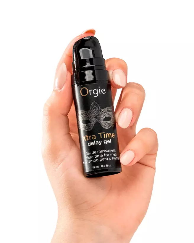 Image du Gel Orgie Xtra Time Delay 15ml, stimulant masculin pour endurance prolongée-3