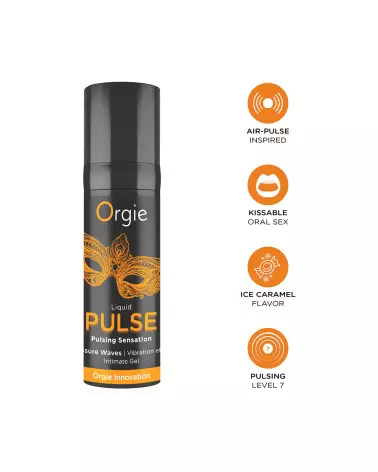 Image du ORGIE Liquid Pulse Gel 15ml, stimulant féminin pour intensifier le plaisir-2