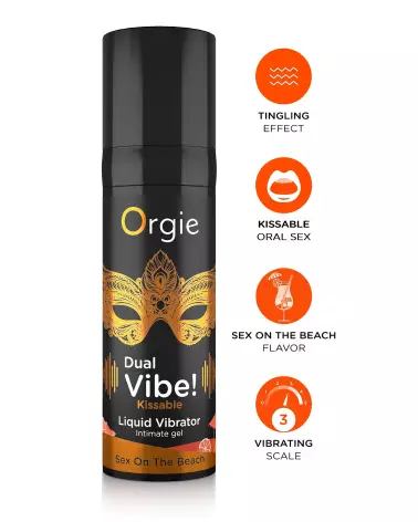 Image du stimulateur Orgie Dual Vibe Sex on Beach 15 pour stimulation féminine intense-3