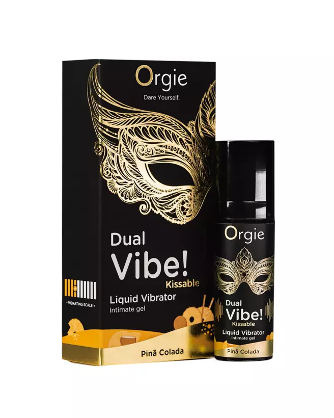 Photo du stimulant femme ORGIE Dual Vibe Piña Colada 15ml pour intensifier le plaisir-1