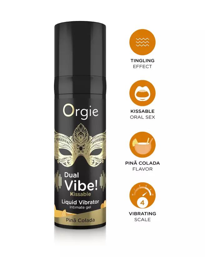 Photo du stimulant femme ORGIE Dual Vibe Piña Colada 15ml pour intensifier le plaisir-2
