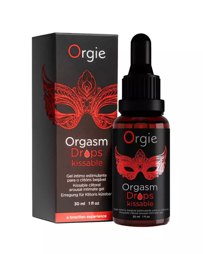 Image du produit Orgie Orgasm Drops Kiss 30ml, crème stimulante intime-1