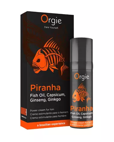 Image d'ORGIE Piranha 15 ml, stimulant pour améliorer l'érection-1