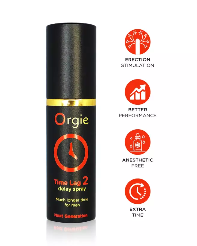 Image du spray ORGIE TIME LAG 2 10ML, stimulant pour endurance masculine-2