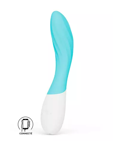 Image du vibromasseur LELO MONA TWIST AQUA, design élégant et ergonomique pour plaisir intense-1