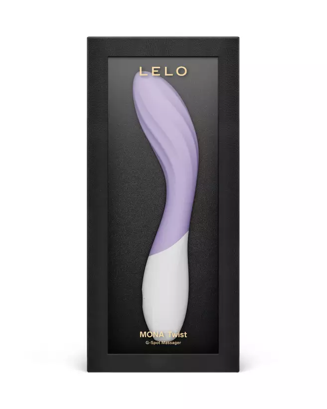 Image du vibromasseur LELO MONA TWIST Lavender, sextoy de luxe, design ergonomique et élégant-2