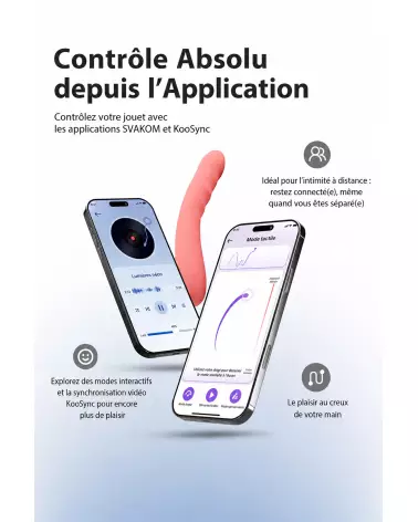 Image SVAKOM AVA NEO PECHE vibromasseur connecté haute qualité-5