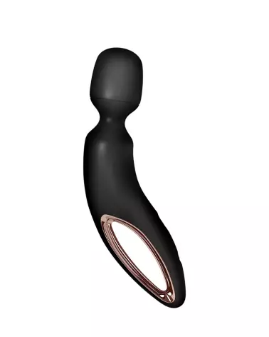 Image du Satisfyer Wand-Erland Noir, masseur ergonomique et élégant pour relaxation et plaisir intensifs-5