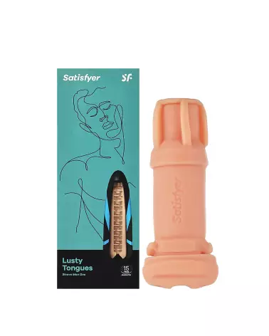 Image du Satisfyer Men Lusty Tongue, masturbateur masculin sensation réaliste-3