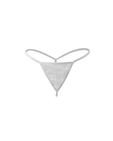 Déshabillé et string blanc Paris Hollywood élégant et sensuel en taille unique-4