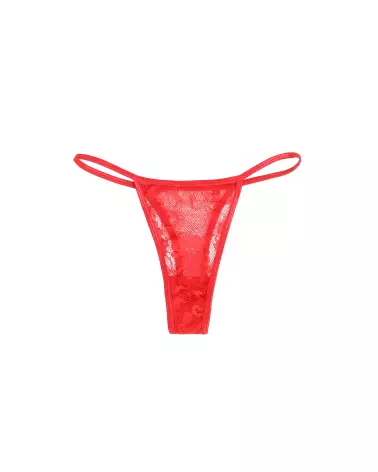 Déshabillé et string rouge Paris Hollywood élégant et sensuel-4