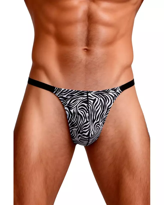 String zèbre noir PARIS HOLLYWOOD pour homme taille L/XL, design élégant et confortable-1