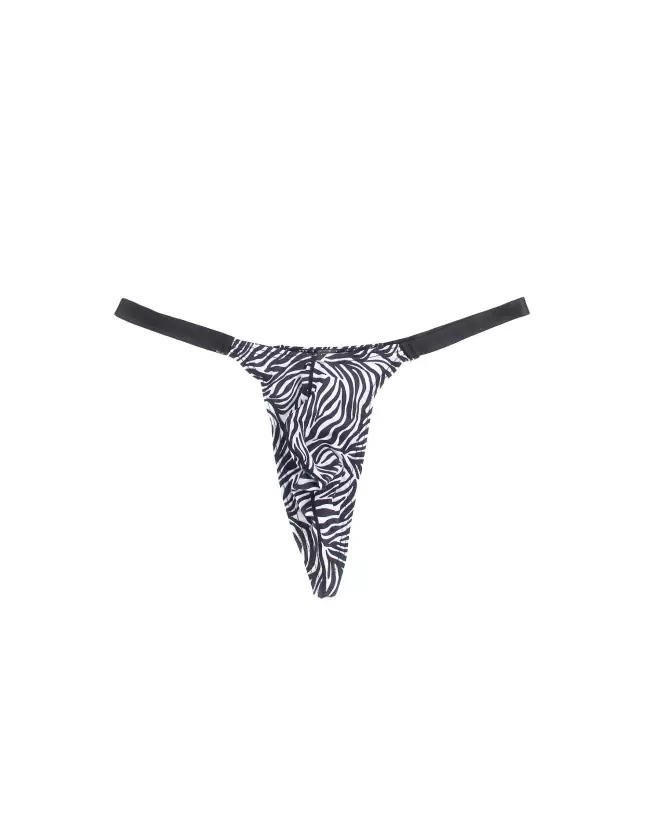 String zèbre noir PARIS HOLLYWOOD pour homme taille L/XL, design élégant et confortable-4