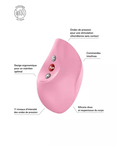 Image FUN FACTORY DELICIA Rose - Stimulateur Clitoridien Premium-4