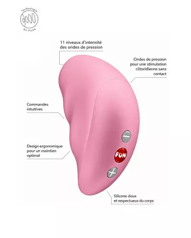 Image du stimulateur clitoridien FUN FACTORY INTENSE ROSE, jouet intime de haute qualité pour plaisir féminin optimal-4