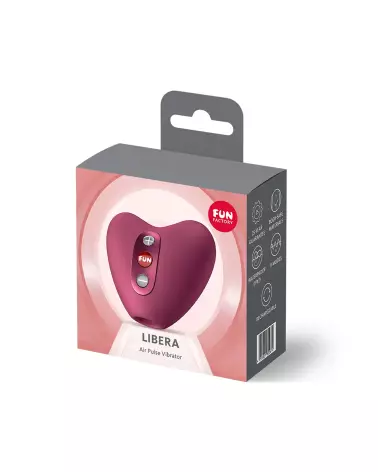 Image du stimulateur clitoridien FUN FACTORY LIBERA RED, design ergonomique et matériaux de qualité-2