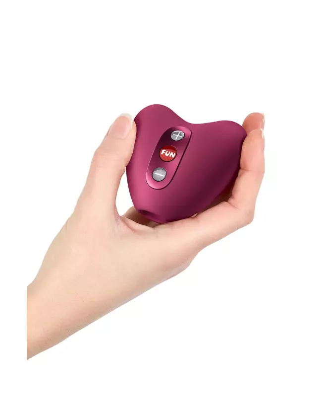 Image du stimulateur clitoridien FUN FACTORY LIBERA RED, design ergonomique et matériaux de qualité-3