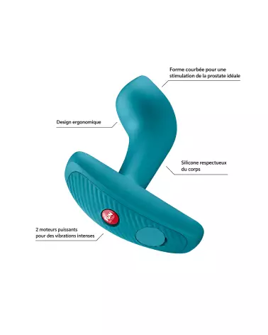 Image du Plug Anal Vibrant FUN FACTORY BOOTIE, design ergonomique et matériel sécurisé-3