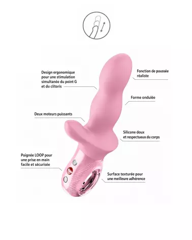 Image du Fun Factory Bi Stronic C Rose, rabbit avec pulsations et vibrations intensives-3