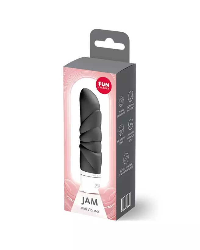 Mini Vibro FUN FACTORY JAM MINI élégant et discret pour plaisir intense-2