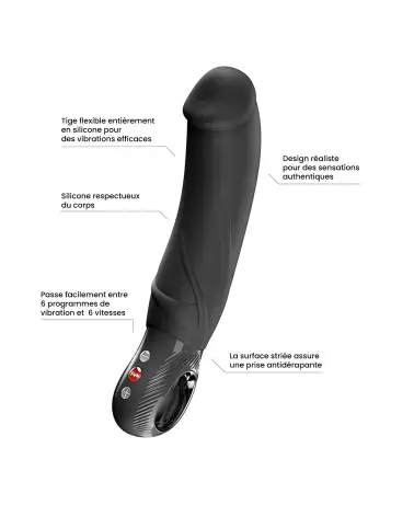 Photo du vibromasseur FUN FACTORY BIG BOSS Noir, puissant et ergonomique-2