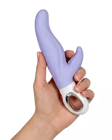 Image du vibromasseur FUN FACTORY LADY BI Purple, stimulation double, waterproof et ergonomique-4
