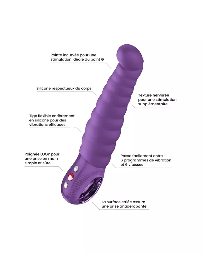 Image du vibromasseur FUN FACTORY PATCHY PAUL pour stimulation du Point G-3