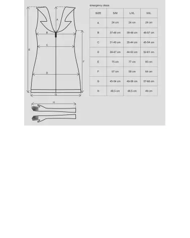 Costume Sexy d'Urgence Blanc et Rouge par Obsessive-4