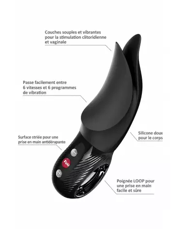 Image du FUN FACTORY VOLTA Black, vibromasseur ergonomique et puissant pour stimulation maximale-3