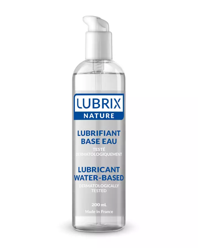 Lubrifiant Lubrix Nature 200ml à base d'eau, hydratant et doux-2