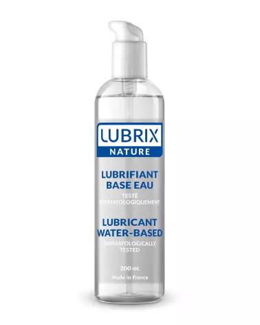 Lubrifiant Lubrix Nature 200ml à base d'eau, hydratant et doux-2