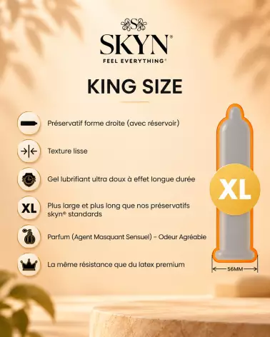 SKYN King Size préservatifs grande taille sans latex-4
