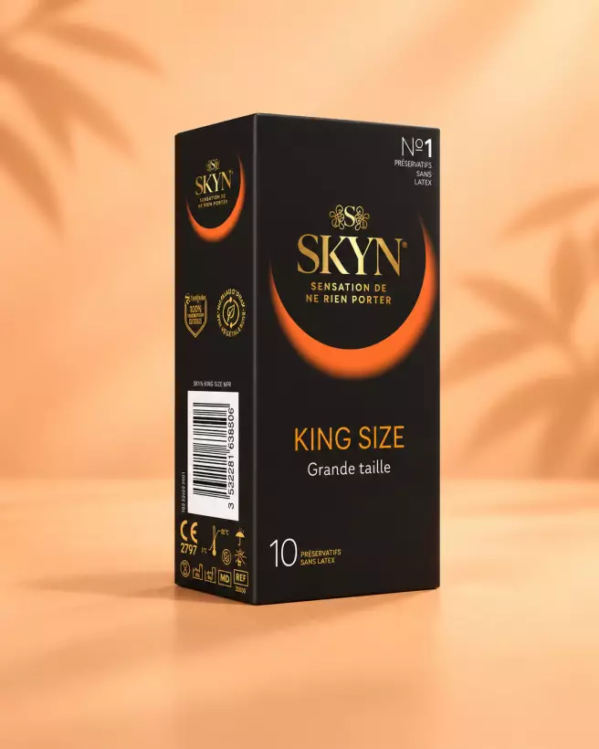 SKYN King Size préservatifs grande taille sans latex-1
