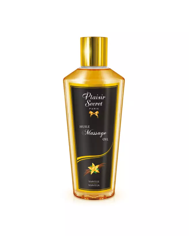 Huile de Massage Vanille 30ml Plaisir Secret pour détente sensorielle et soin de la peau-1