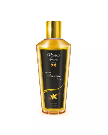 Huile de Massage Vanille 30ml Plaisir Secret pour détente sensorielle et soin de la peau-1