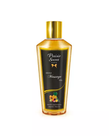 Huile de massage Plaisir Secret aux fruits exotiques 30ml pour relaxation et soin de la peau-1