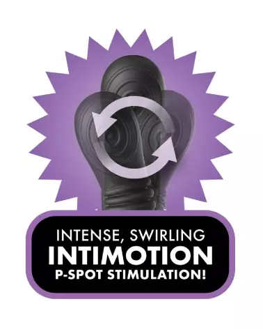 stimulateur de prostate AFE Ass-Gasm IntiMotion Black Anal Fantasy Elite silicone sextoy anal masculin anneau pénien stim-3