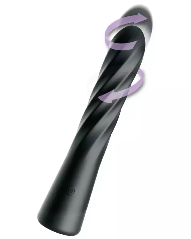 stimulateur anal AFE Twist Ecstacy Black Anal Fantasy Elite silicone ergonomique plaisir intense sextoy anal noir-2