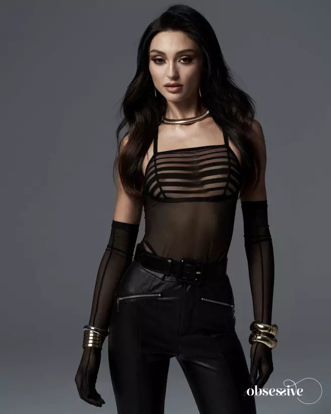 Body sexy noir Obsessive pour femme en dentelle transparente dos nu bretelles réglables lingerie érotique premium-6