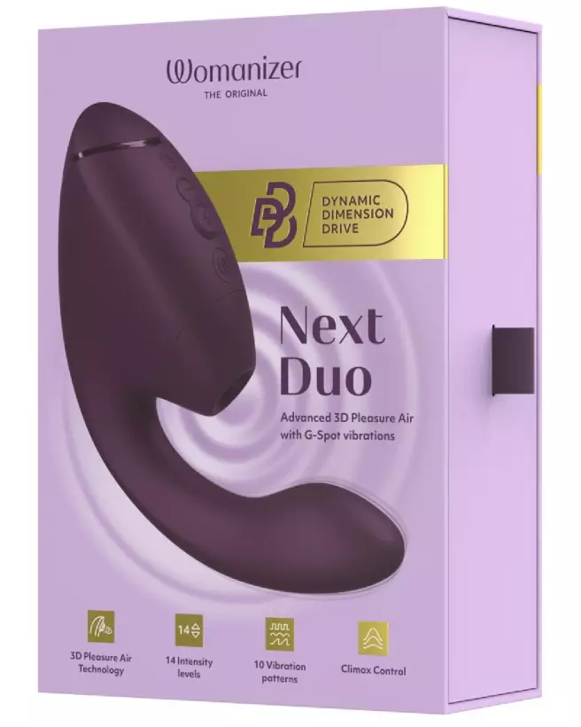 Womanizer Next Duo Dark Purple stimulateur clitoridien double stimulation plaisir féminin-1