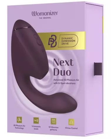 Womanizer Next Duo Dark Purple stimulateur clitoridien double stimulation plaisir féminin-1