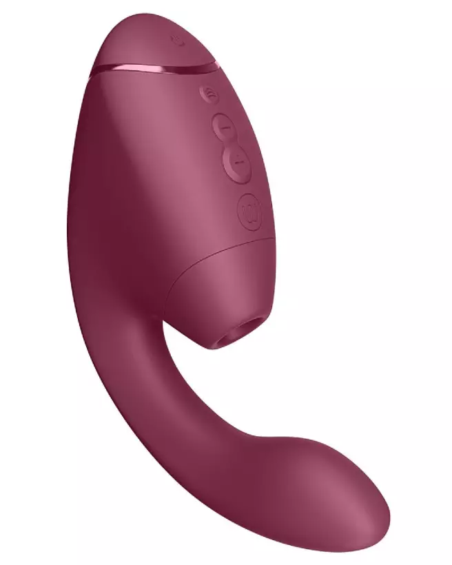 Stimulateur clitoridien Womanizer Next Duo Dusky Pink silicone waterproof double stimulation sextoy femme haut de gamme-2