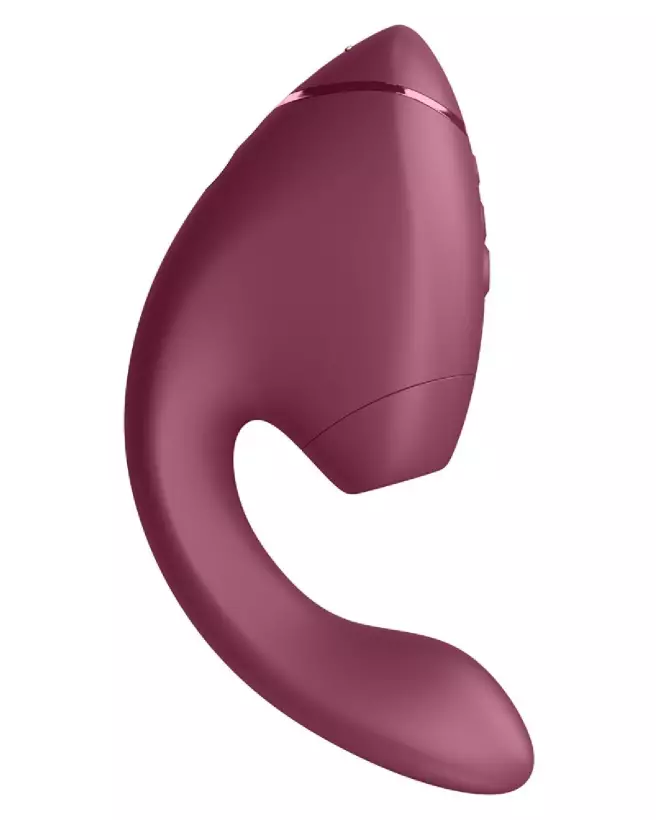 Stimulateur clitoridien Womanizer Next Duo Dusky Pink silicone waterproof double stimulation sextoy femme haut de gamme-4