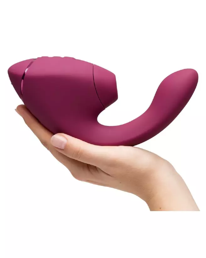 Stimulateur clitoridien Womanizer Next Duo Dusky Pink silicone waterproof double stimulation sextoy femme haut de gamme-7