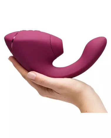 Stimulateur clitoridien Womanizer Next Duo Dusky Pink silicone waterproof double stimulation sextoy femme haut de gamme-7