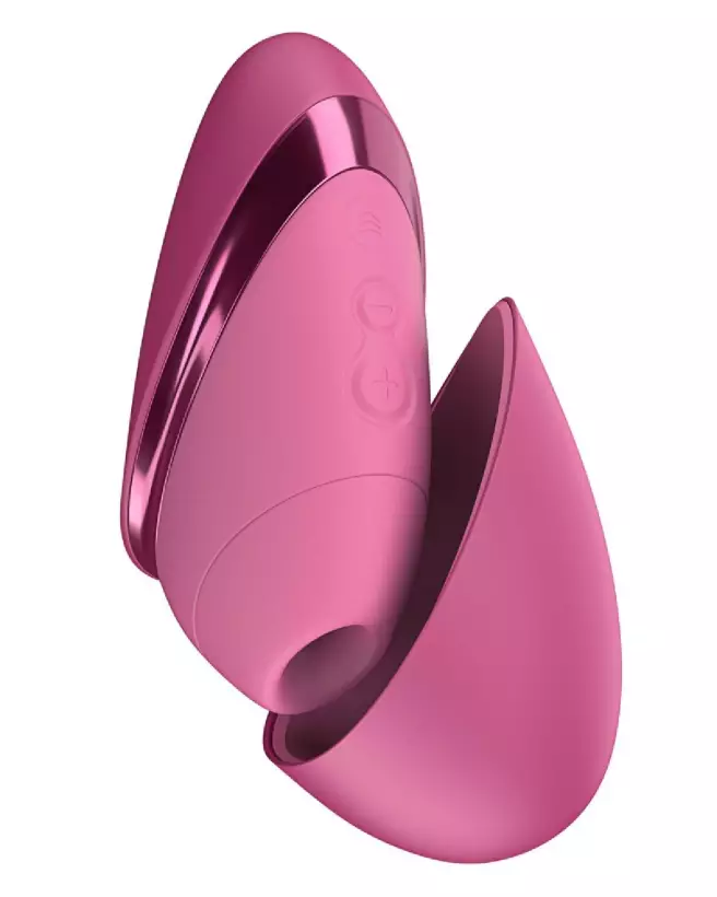 stimulateur clitoridien Womanizer Next Liberty Pink silicone plaisir féminin sextoy étanche ergonomique stimulation pré-2